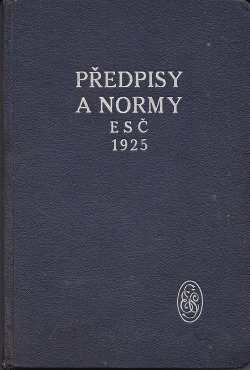 Předpisy a normy elektrotechnického svazu československého 1925