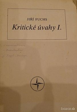 Kritické úvahy I.