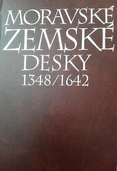 Moravské zemské desky 1348/1642