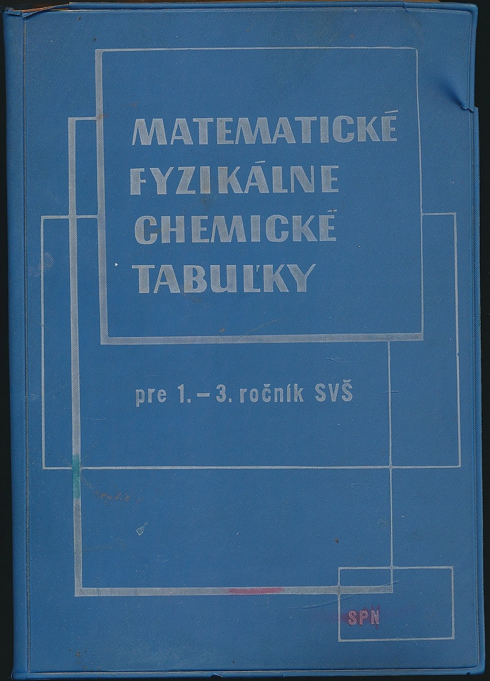 Matematické, fyzikálne, chemické tabuľky pre 1.-3. ročník SVŠ