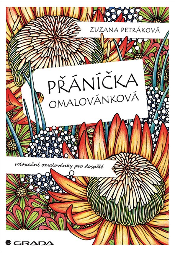 Přáníčka omalovánková: relaxační omalovánky pro dospělé