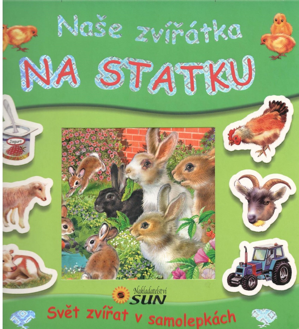 Naše zvířátka na statku, svět zvířat v samolepkách