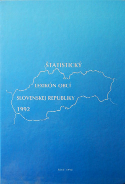 Štatistický lexikón obcí Slovenskej republiky 1992