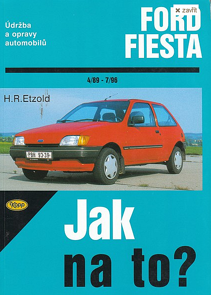 Údržba a opravy automobilů Ford Fiesta