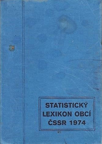 Statistický lexikon obcí ČSSR 1974