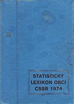 Statistický lexikon obcí ČSSR 1974