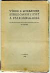 Výbor z literatury středoanglické a staroanglické