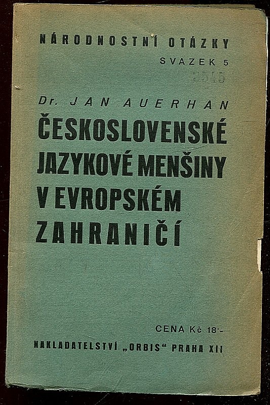 Československé jazykové menšiny v evropském zahraničí