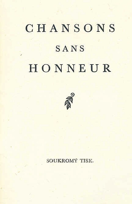 Chansons sans honneur