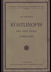 Rostlinopis pro nižší školy zemědělské