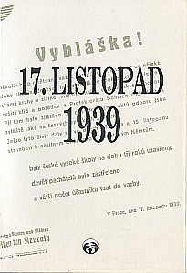 17. listopad 1939 po 55 letech