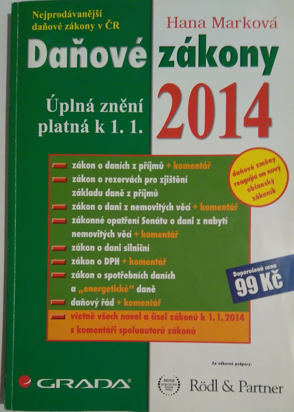 Daňové zákony 2014