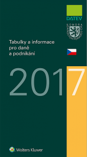 Tabulky a informace pro daně a podnikání 2017