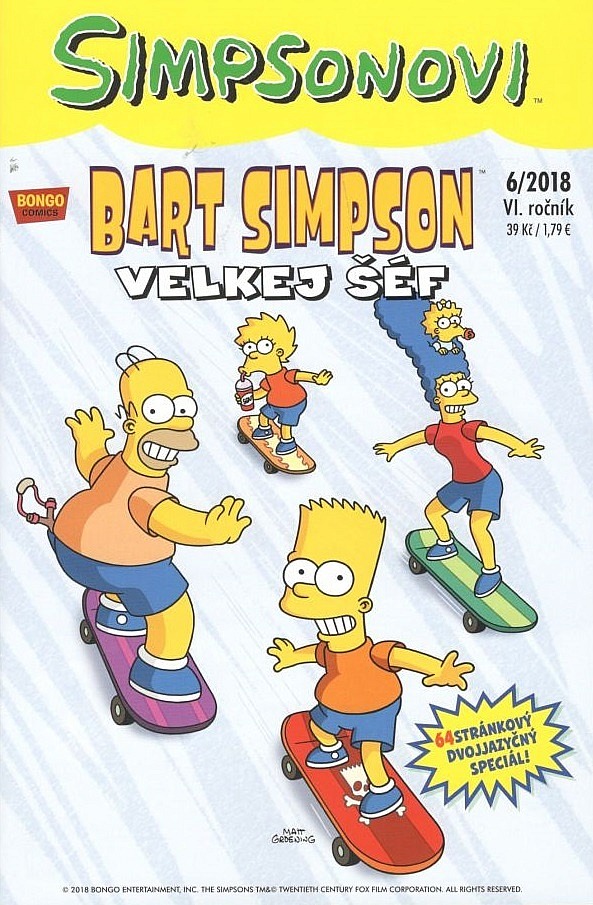 Bart Simpson 06/2018: Velkej šéf