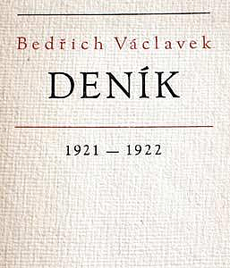 Deník 1921-1922