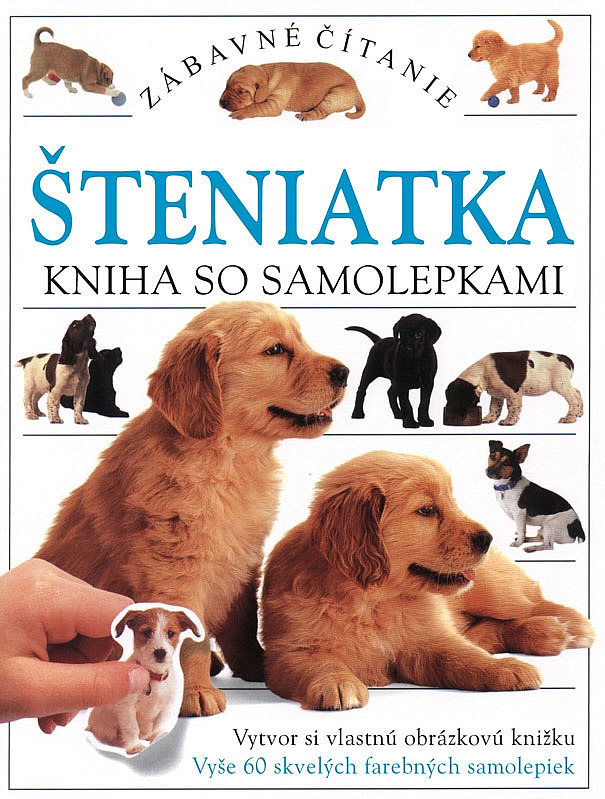 Šteniatka-kniha so samolepkami