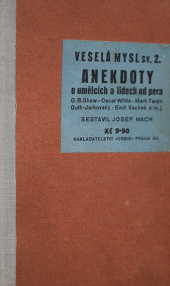 Anekdoty o umělcích a lidech od pera