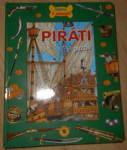 Piráti - 8x puzzle, objevuj, skládej a obkresli