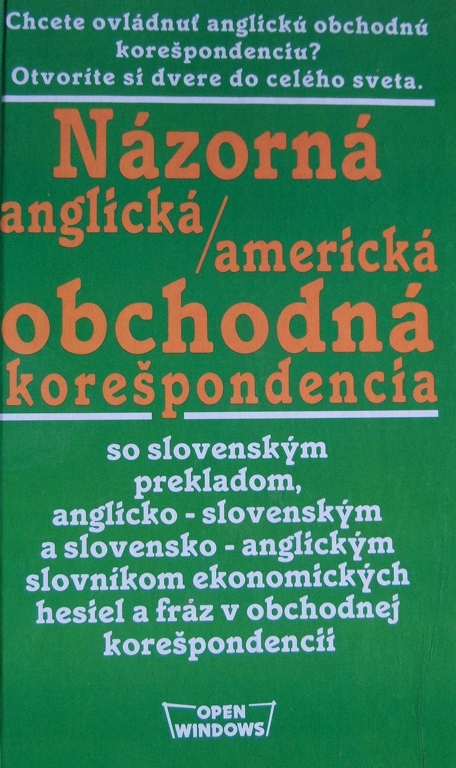 Názorná anglická/americká obchodná korešpondencia