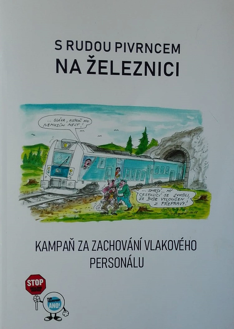 S Rudou Pivrncem na železnici