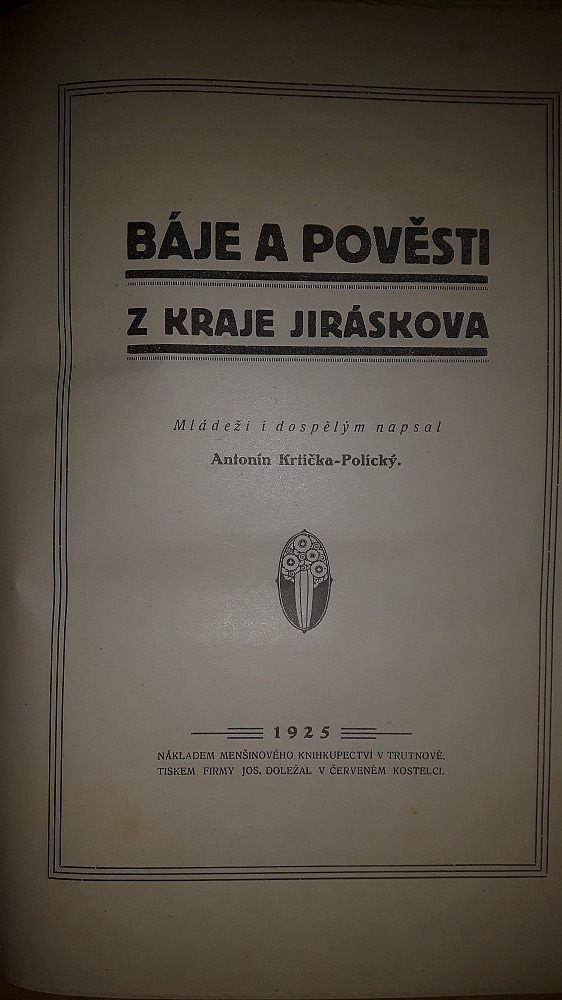 Báje a pověsti z kraje Jiráskova