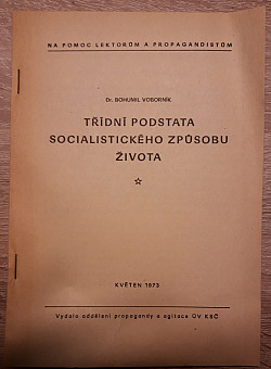 Třídní podstata socialistického způsobu života