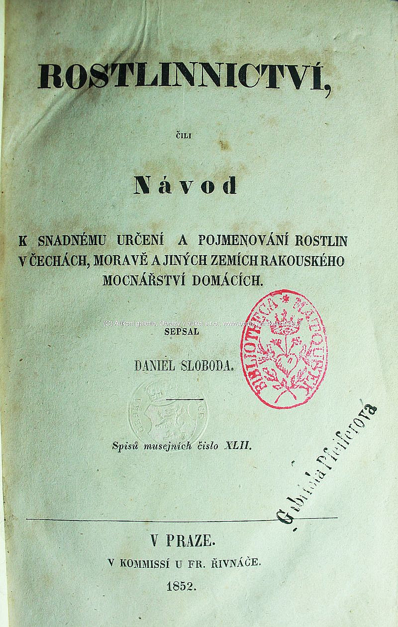 Rostlinnictví, čili Návod k snadnému určení a pojmenování rostlin v Čechách, Moravě a jiných zemích Rakouského mocnářství domácích