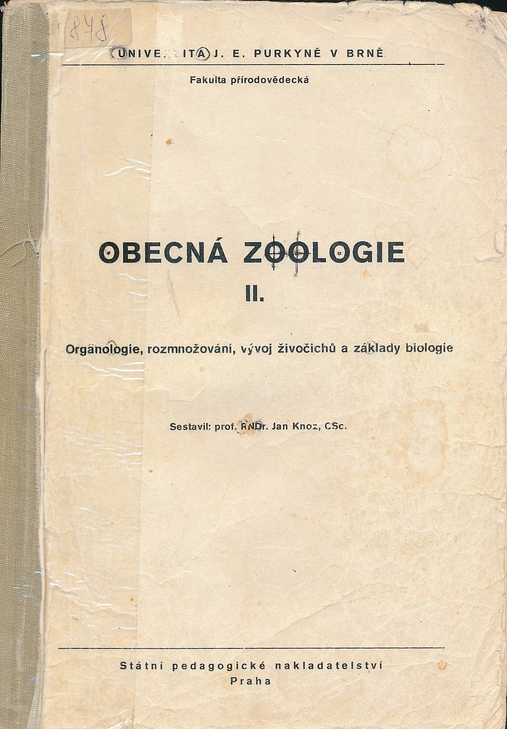 Obecná zoologie II.