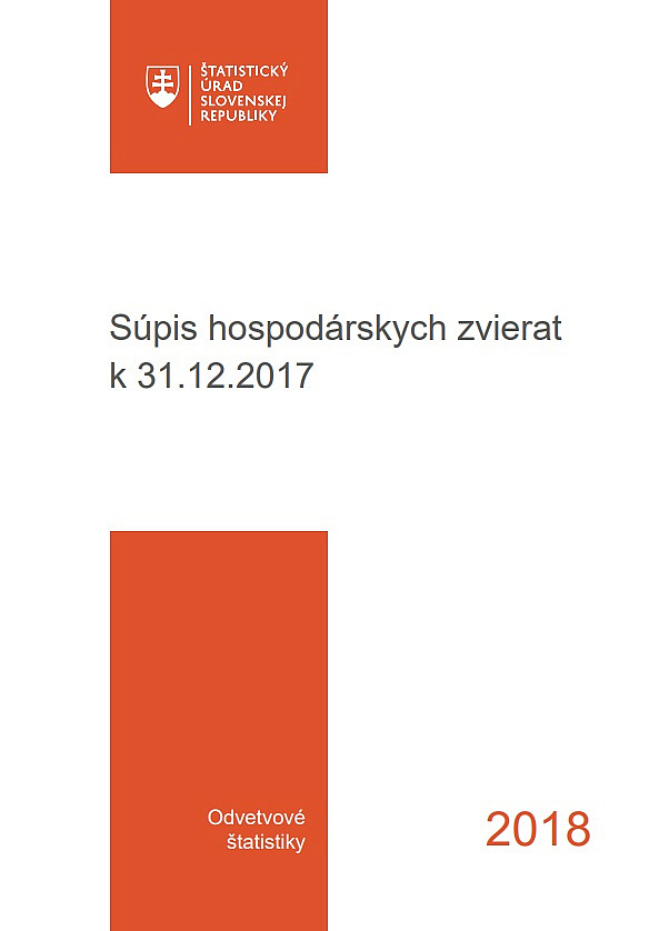 Súpis hospodárskych zvierat k 31.12.2017