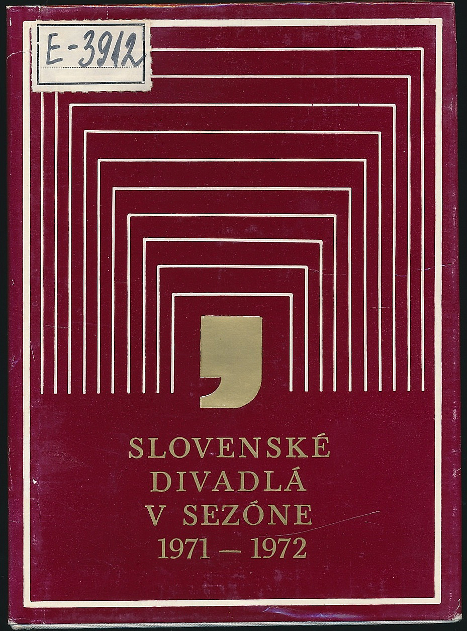 Slovenské divadlá v sezóne 1971-1972