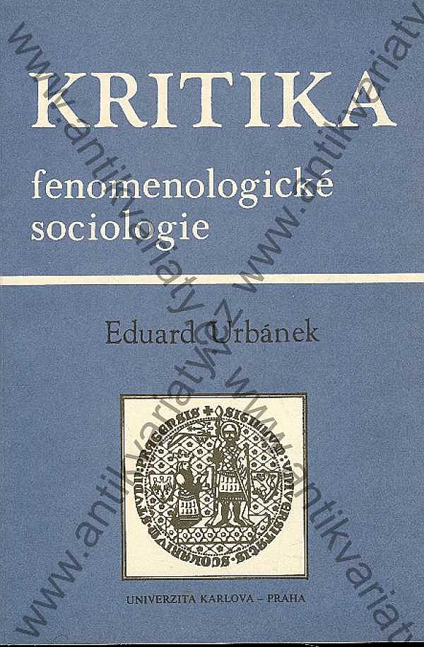 Kritika fenomenologické sociologie