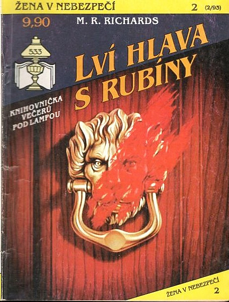 Lví hlava s rubíny