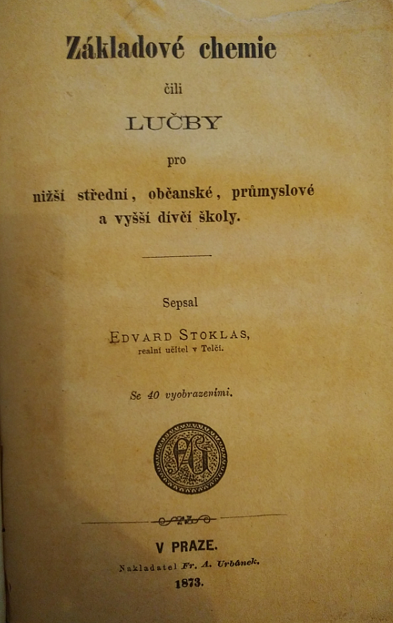 Základové chemie čili lučby pro nižší střední, občanské, průmyslové a vyšší dívčí školy