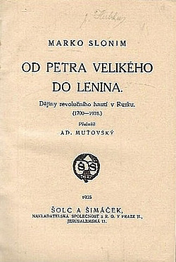 Od Petra Velikého do Lenina