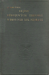 Dějiny vývojových theorií v biologii XIX. století