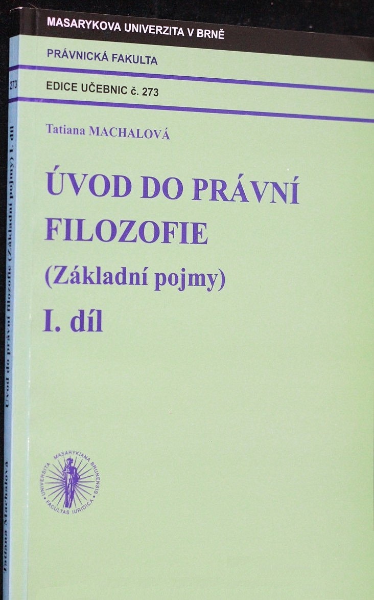 Úvod do právní filozofie: (základní pojmy)