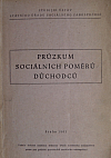 Průzkum sociálních poměrů důchodců