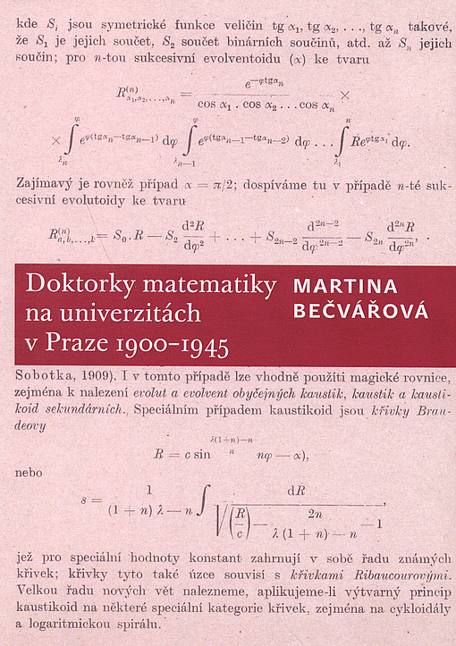 Doktorky matematiky na univerzitách v Praze 1900–1945