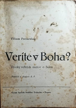 Veríte v Boha? - výroky veľkých mužov o Bohu