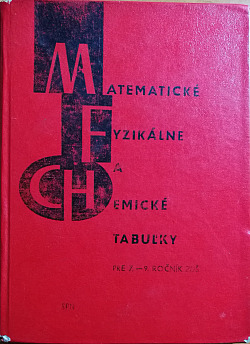 Matematické, fyzikálne a chemické tabuľky pre 7. až 9. ročník