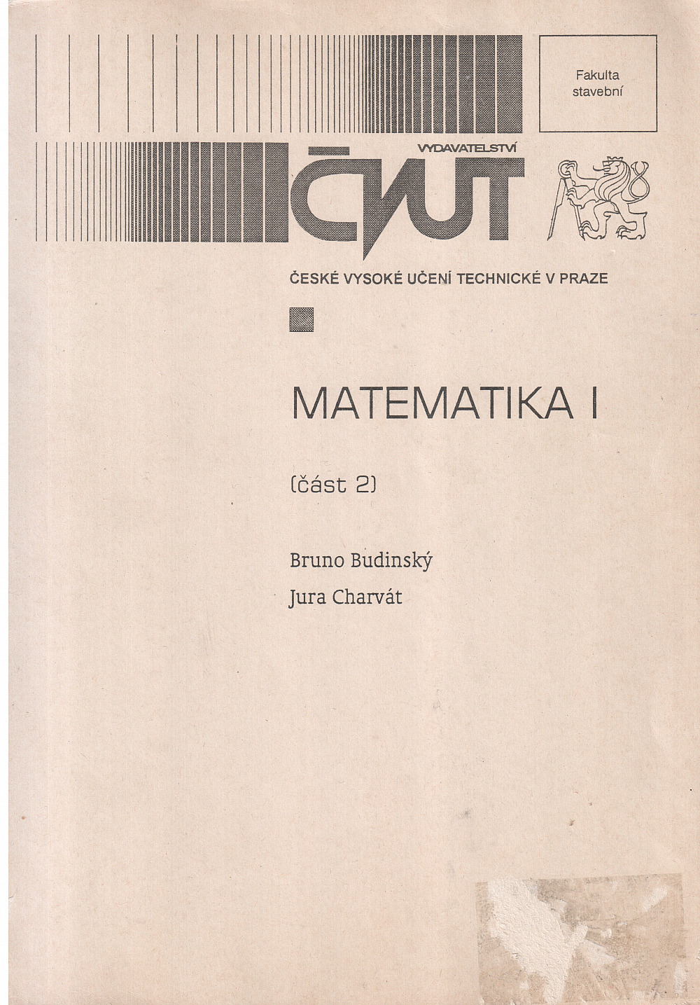 Matematika I (část 2)