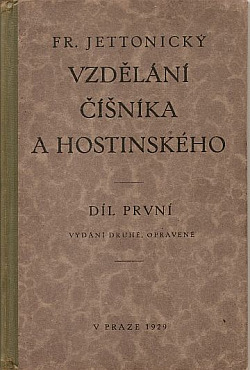 Vzdělání číšníka a hostinského I.