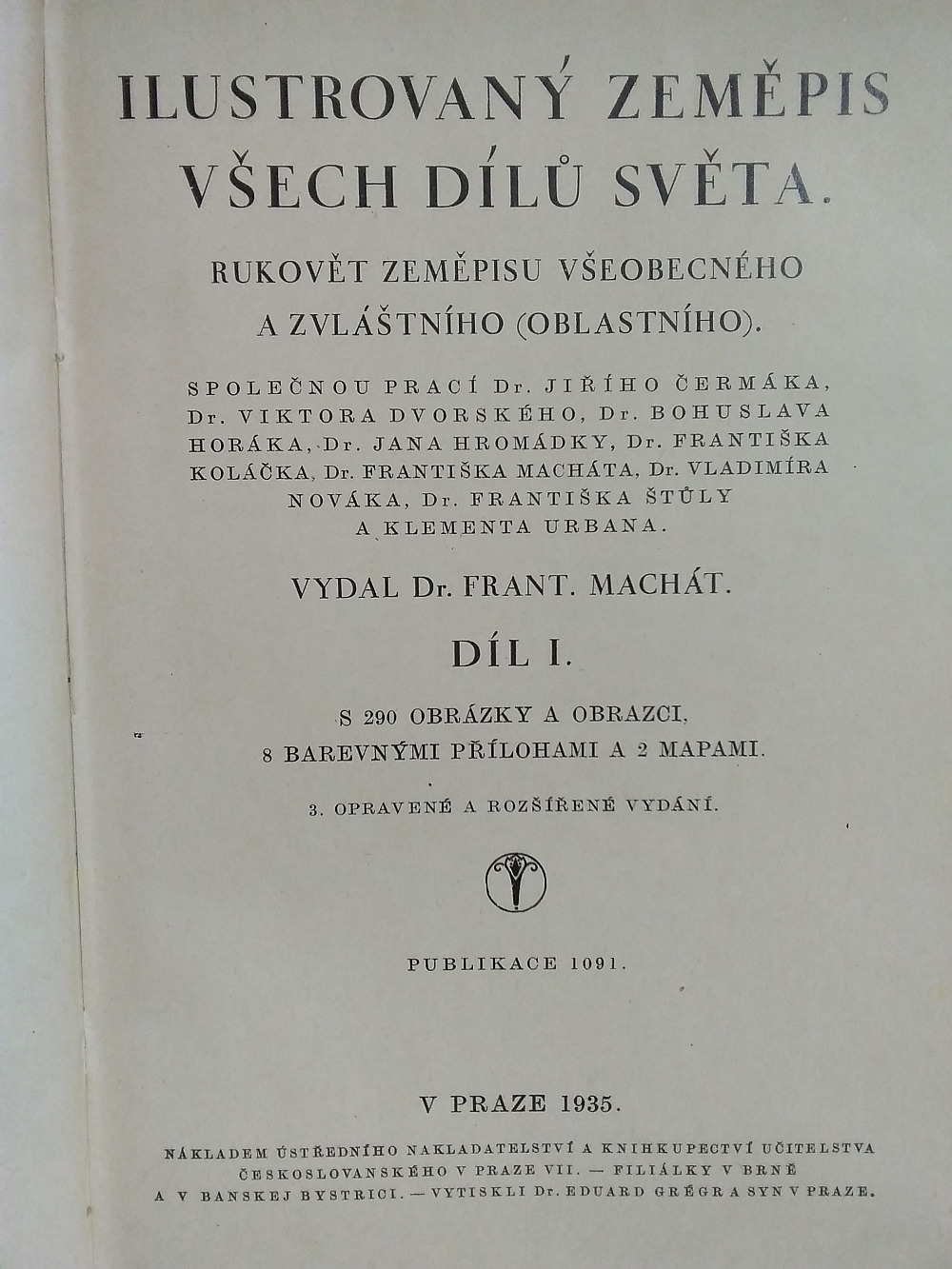 Ilustrovaný zeměpis všech dílů světa I. díl