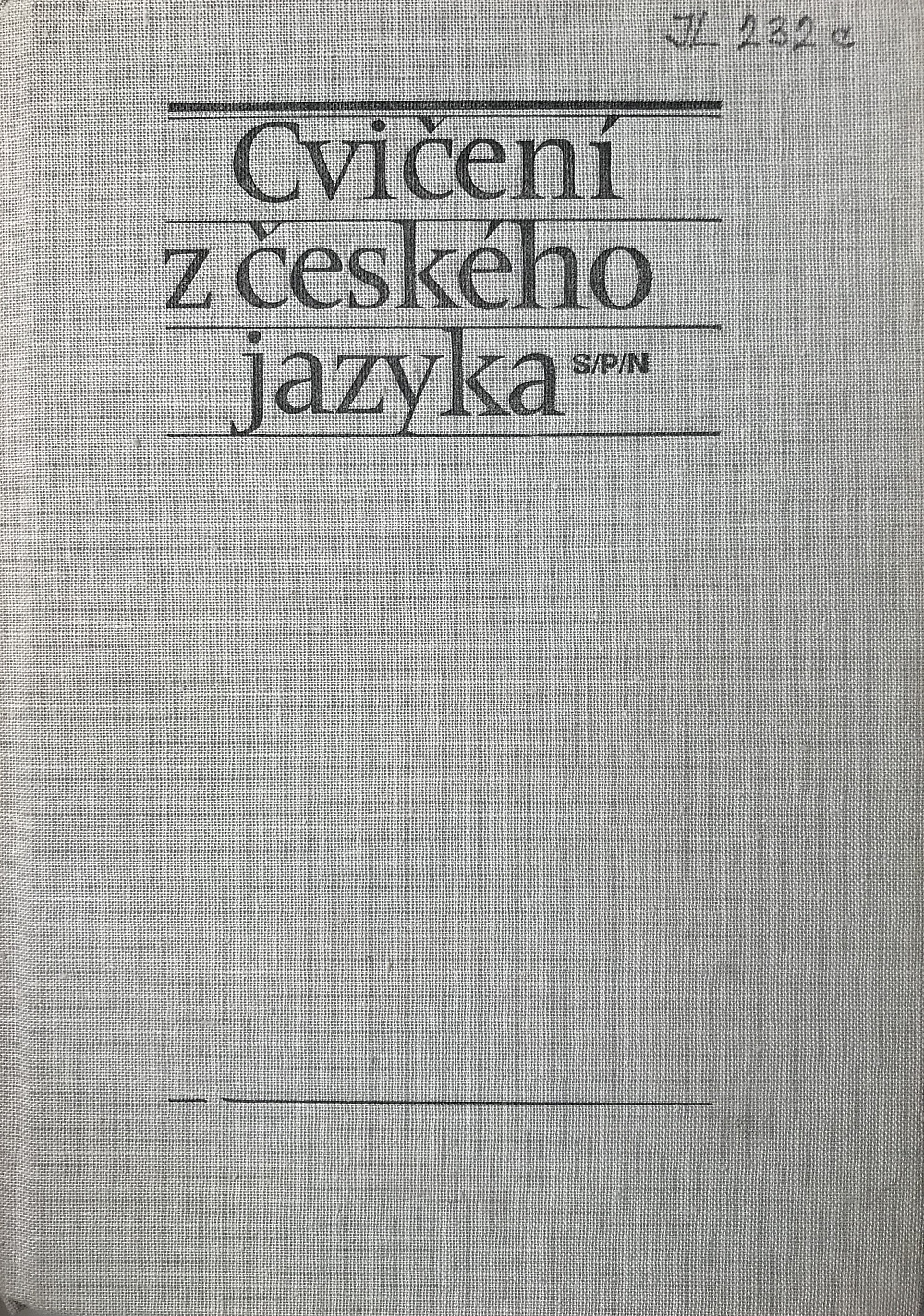 Cvičení z českého jazyka