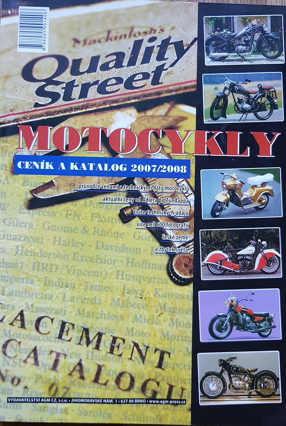 Ceník a katalog Motocykly a Automobily 2007/2008