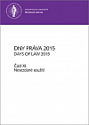 Dny práva 2015, část XI.: Nesezdané soužití