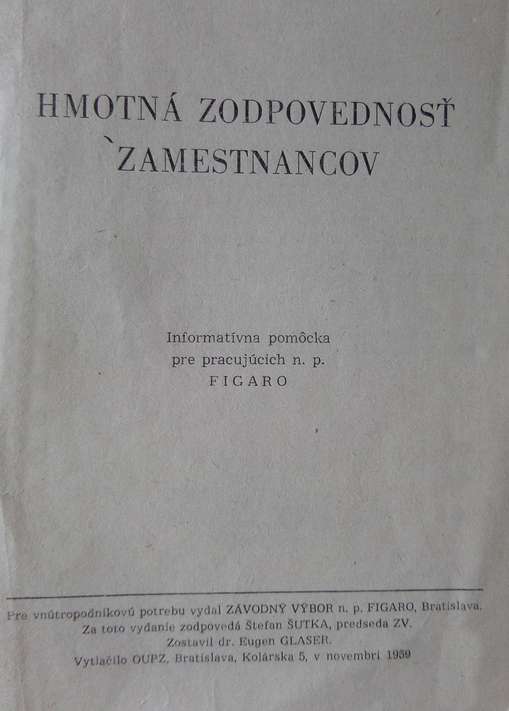 Hmotná zodpovednosť zamestnancov Figaro