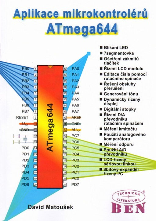 Aplikace mikrokontrolérů ATmega644