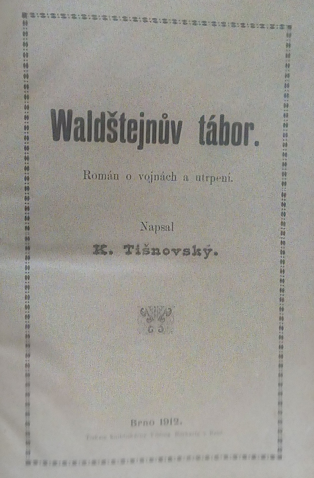 Waldštejnův tábor