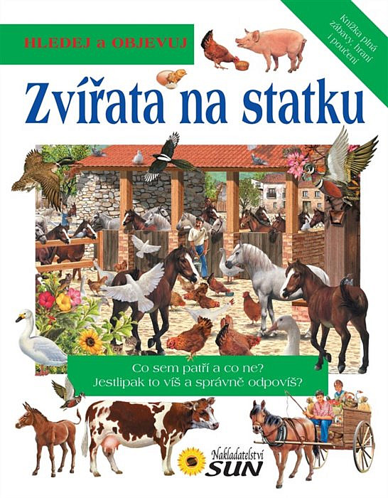 Zvířata na statku - Hledej a objevuj